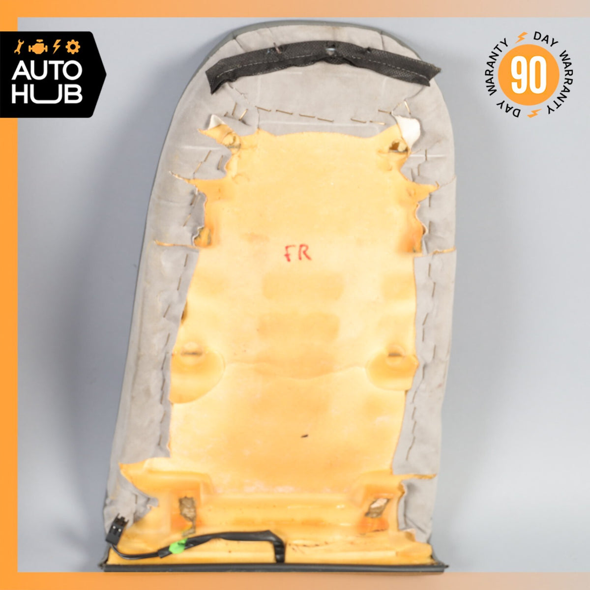 02-06 Maserati Spyder 4200 M138 Front Right Top Upper Seat Cushion Grey OEM - photo 17