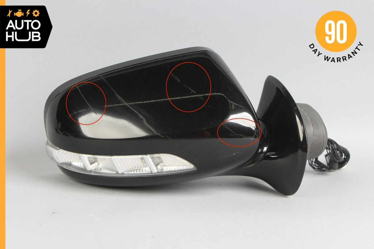 07-09 Mercedes W211 E350 E550 E320 Right Side Rear View Door Mirror Black OEM - photo 4