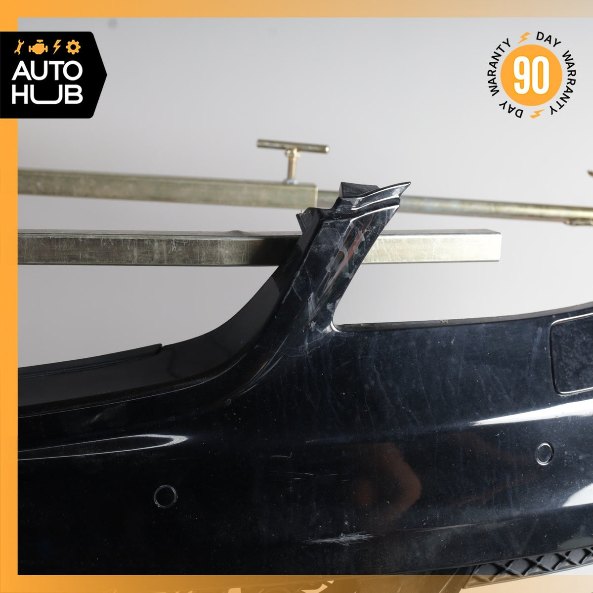 10-13 Mercedes W221 S400 S550 Base Front Bumper Cover Assembly Black OEM - photo 4