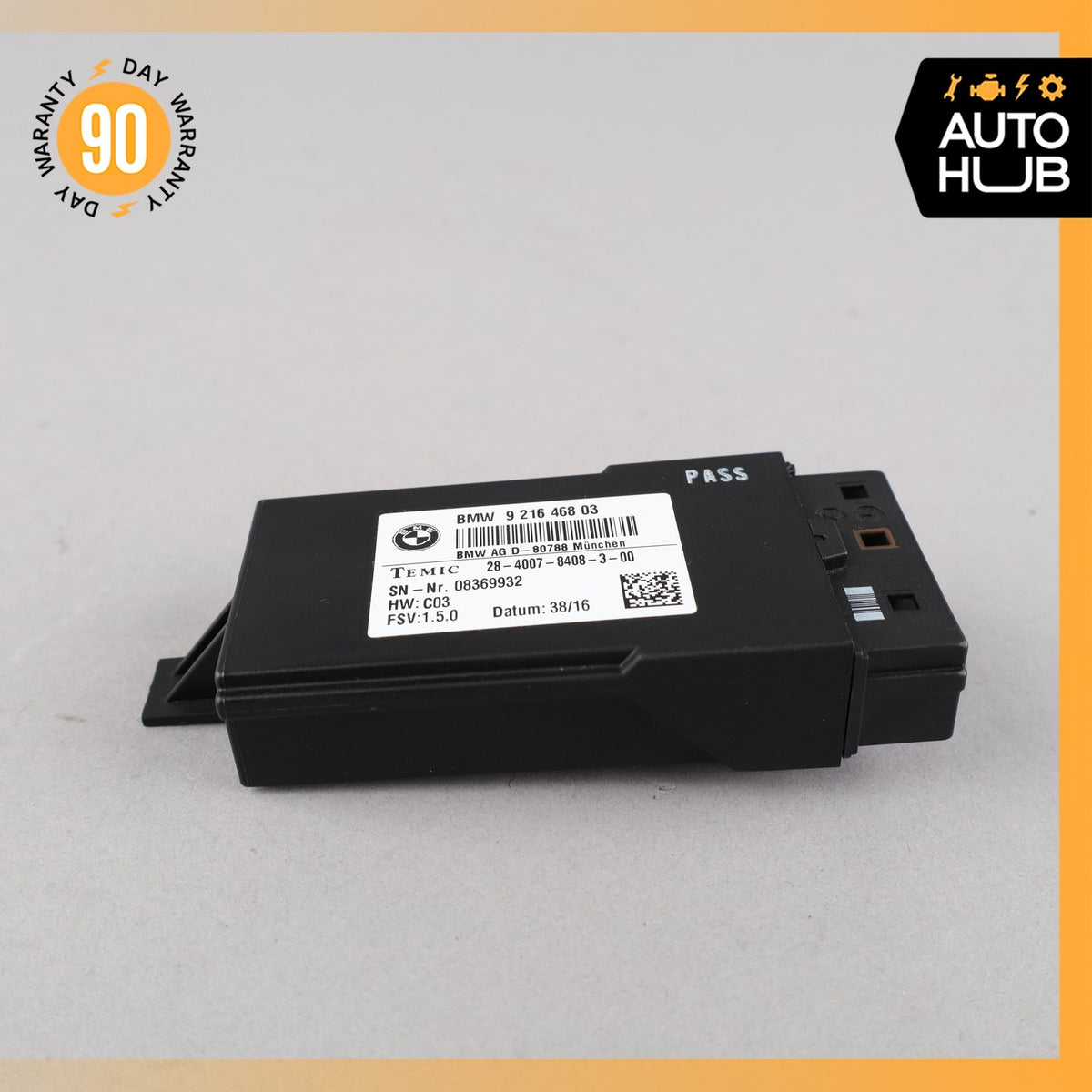 BMW F15 X5 Front Left or Right Seat Heating Control Module 9216468 OEM - photo 5