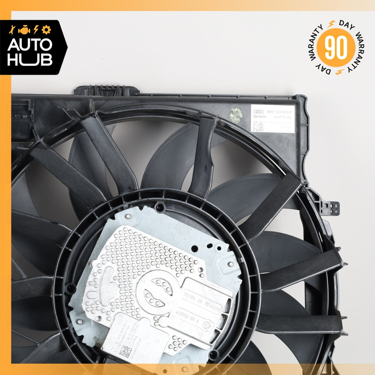 11-18 Audi D4 A8 S8 Engine Motor Cooling Radiator Fan Assembly 4H0121003F OEM - photo 5