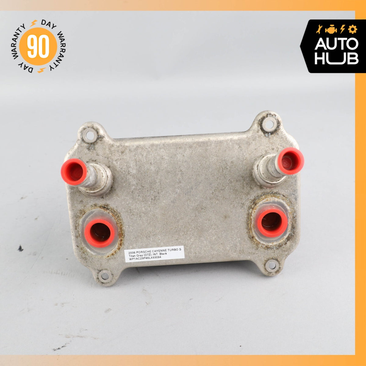 2006 Porsche Cayenne 955 Turbo S Engine Oil Cooler Radiator OEM - photo 3