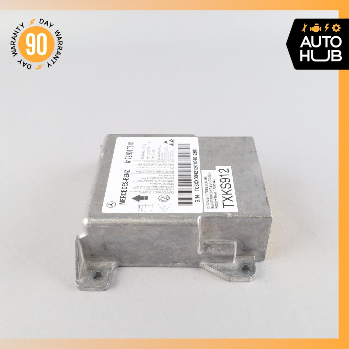 12-16 Mercedes R172 SLK350 Airbag Air Bag Sensor SRS Control Module OEM 30k - photo 5