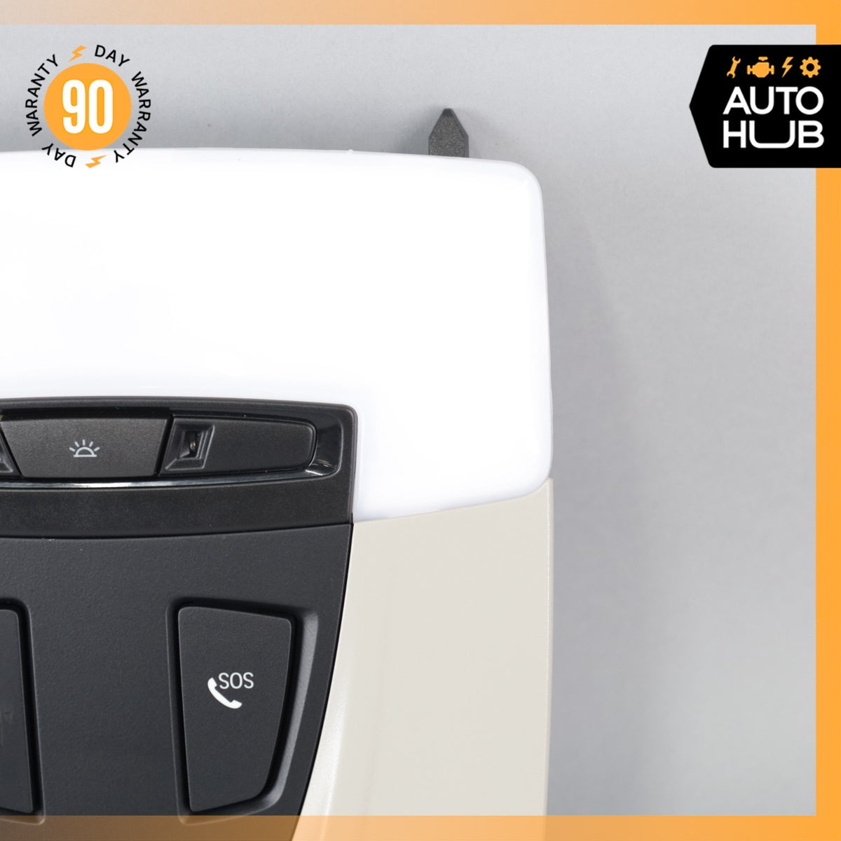 BMW i3 I01 Hybrid Front Overhead Dome Light Switch Panel Gray 61316820169 OEM - photo 3