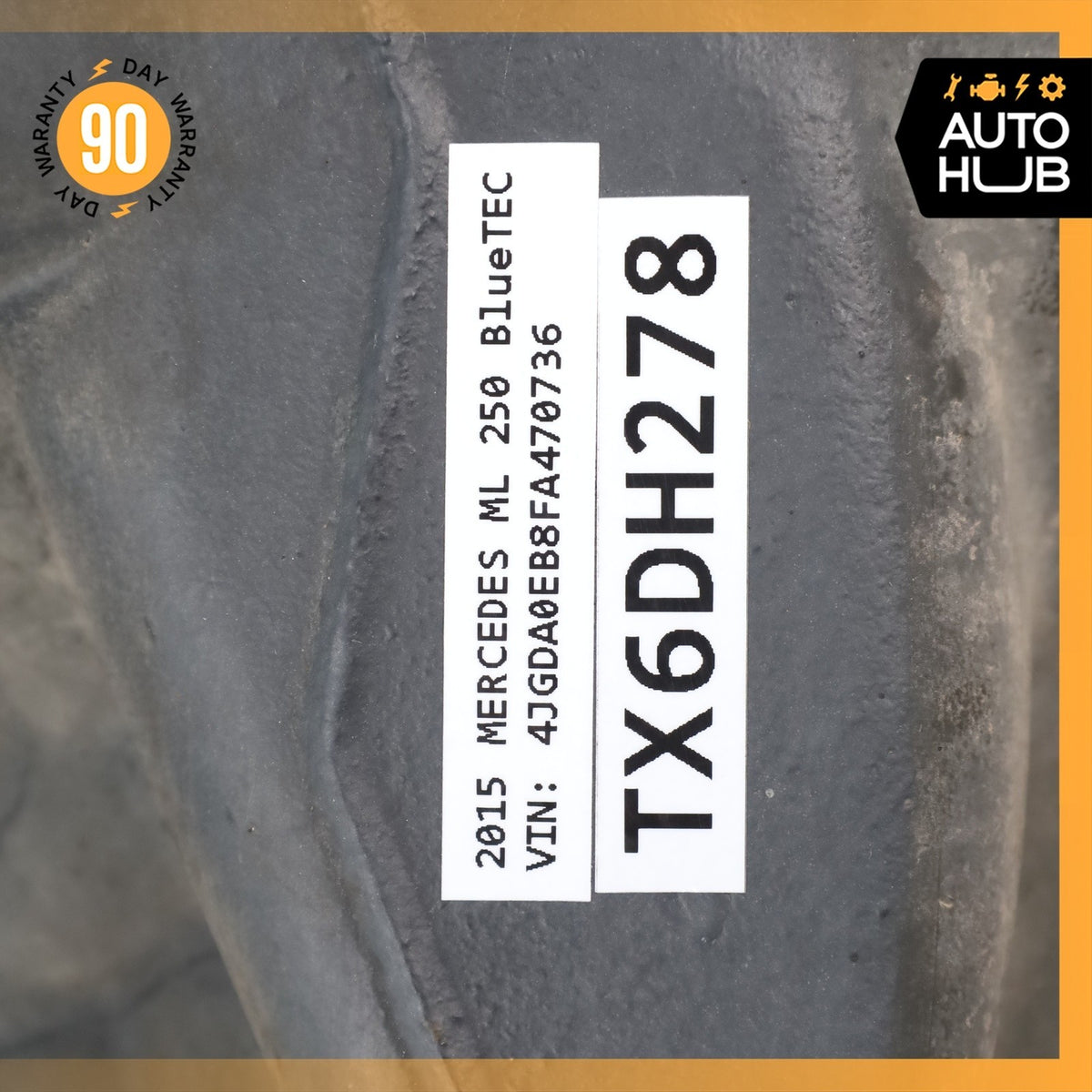 12-16 Mercedes W166 ML250 GL350 Bluetec Rear Differential Diff Axle Carrier OEM - photo 16