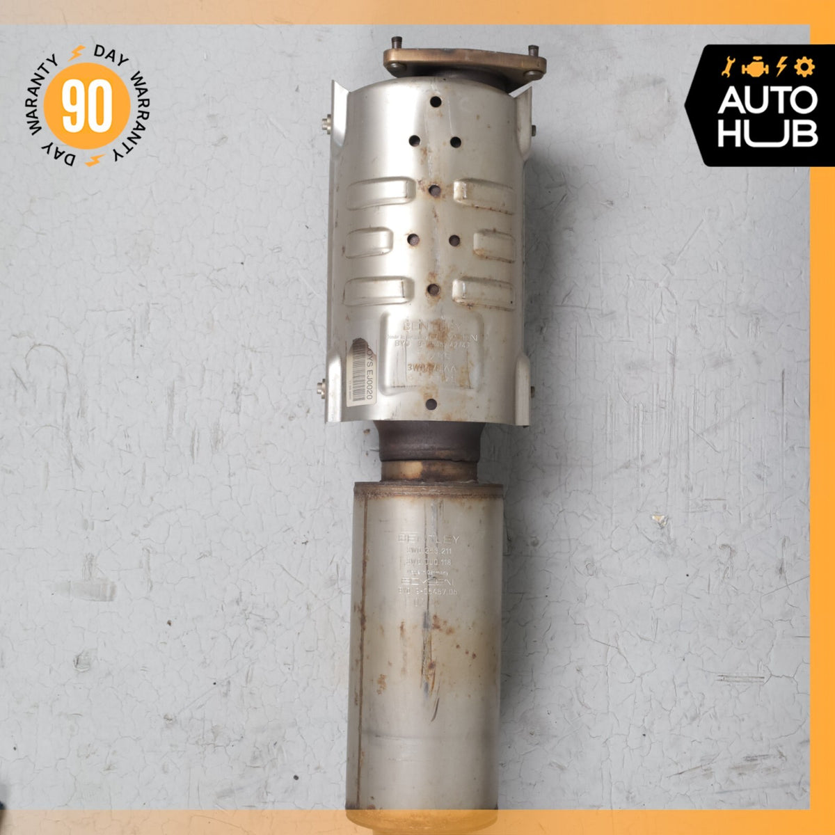 Bentley Continental GT 6.0L Middle Exhaust Downpipe Left & Right Side OEM 73k - photo 6