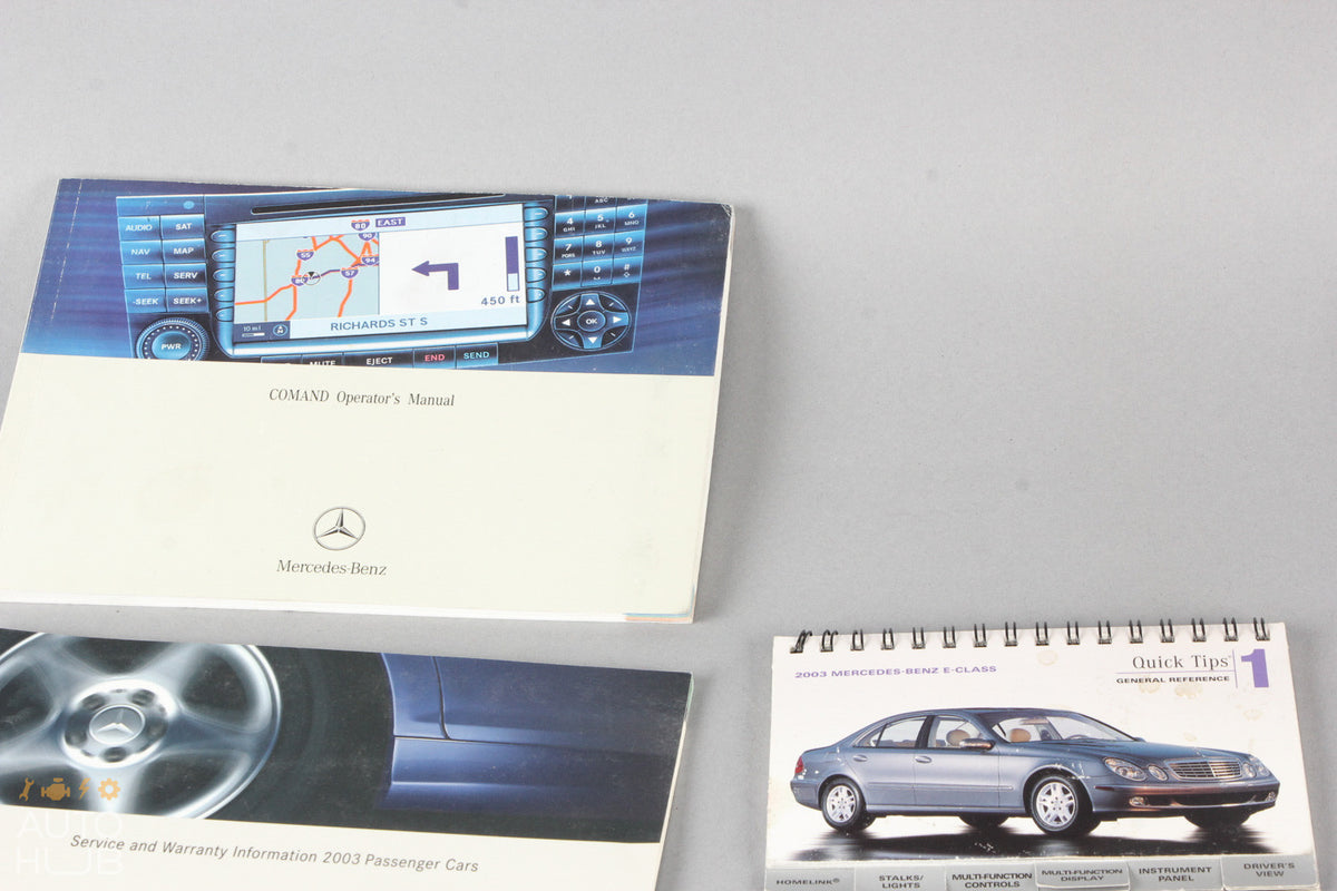 2003 Mercedes-Benz W211 E500 E320 Owner's Operator's Manual Book Assembly OEM - photo 7