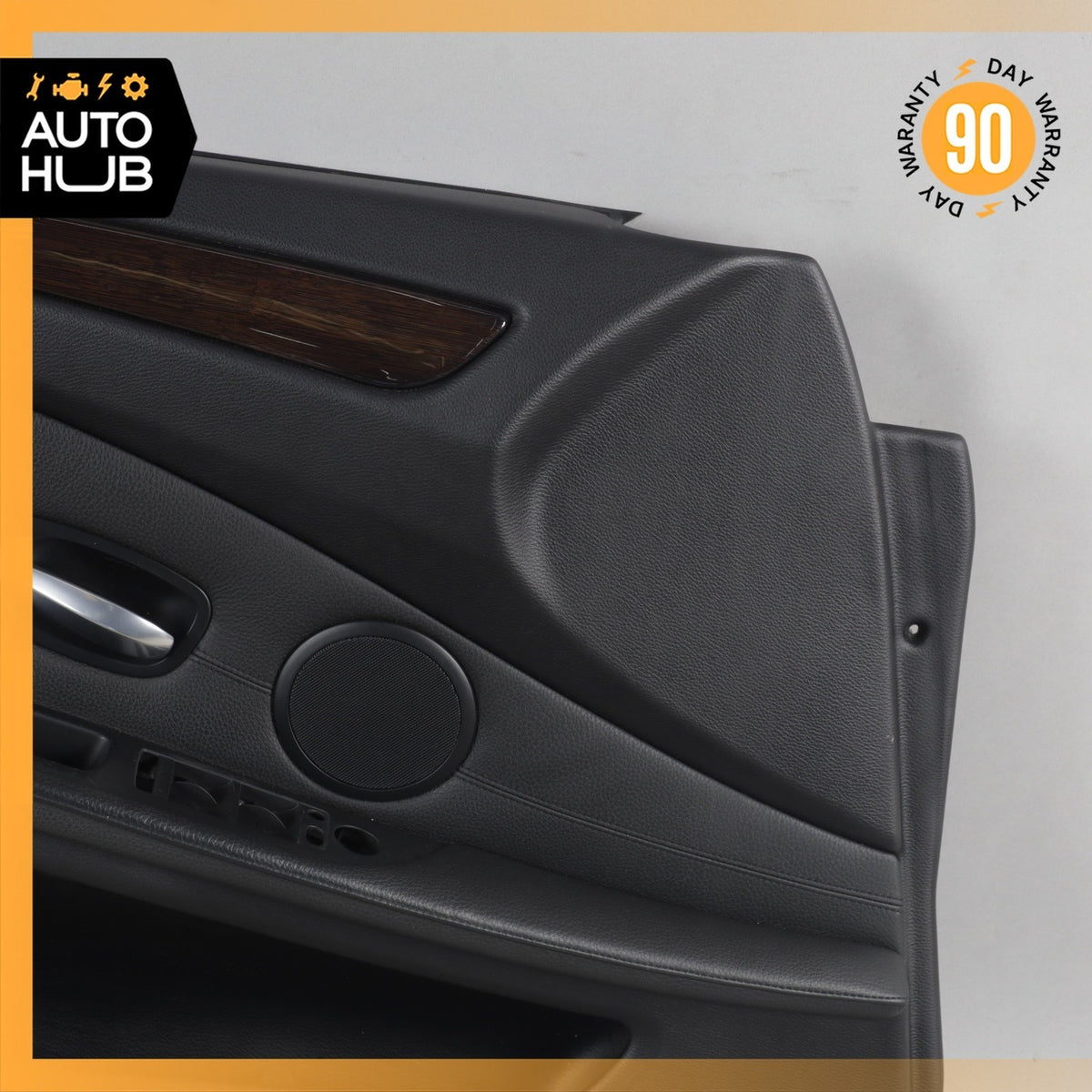 08-10 BMW E60 550i 528i Front Left Driver Side Interior Door Panel w/ Airbag OEM - photo 2