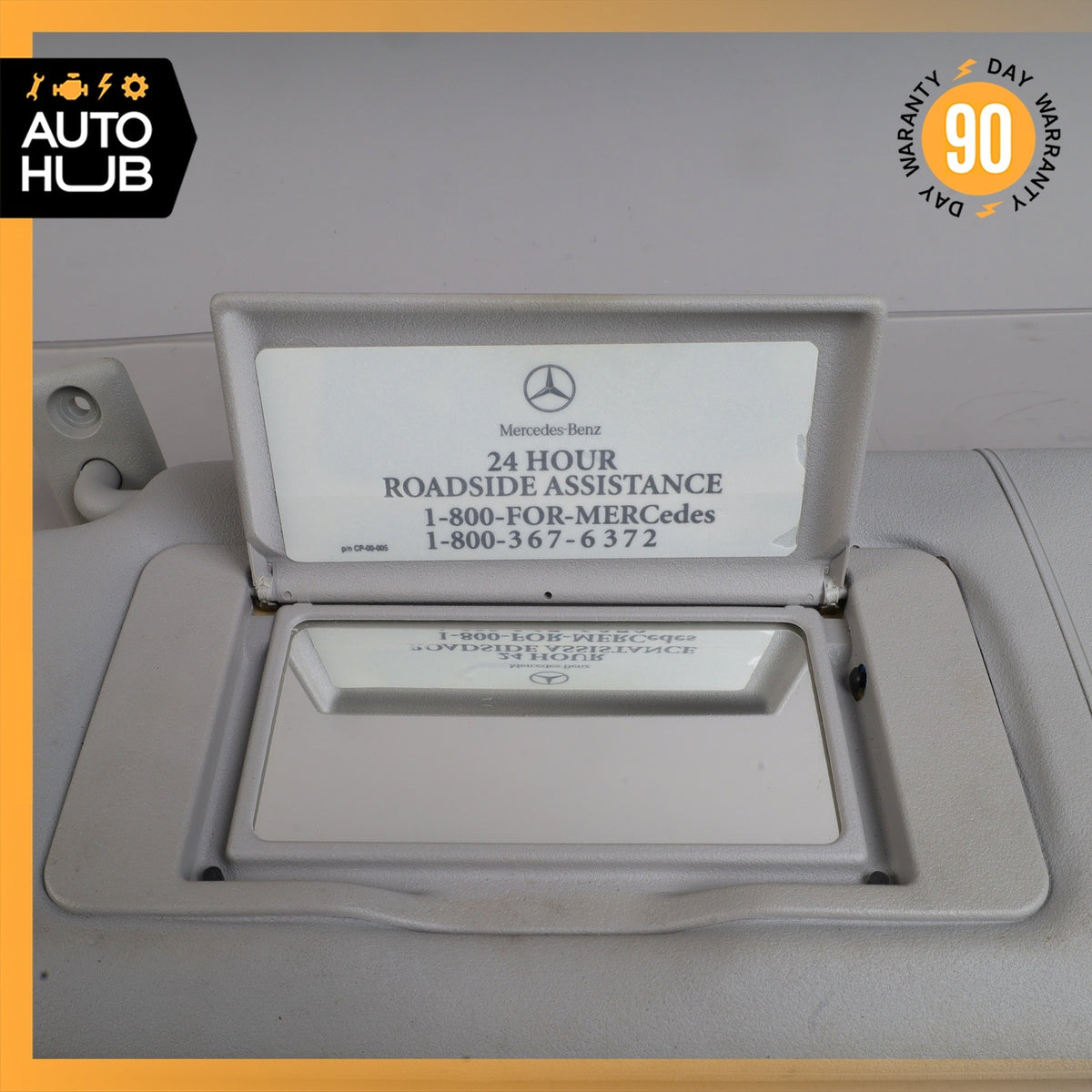 02-09 Mercedes W209 CLK350 C230 Left Driver Side Sunvisor Sun Visor OEM - photo 7