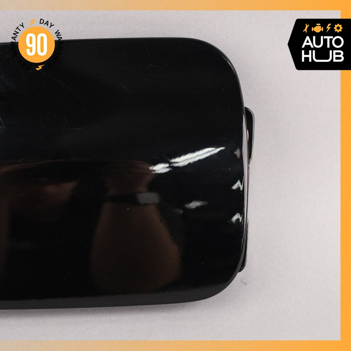 00-06 Mercedes W220 S600 S430 S500 Fuel Gas Tank Door Lid Cover Black OEM - photo 3