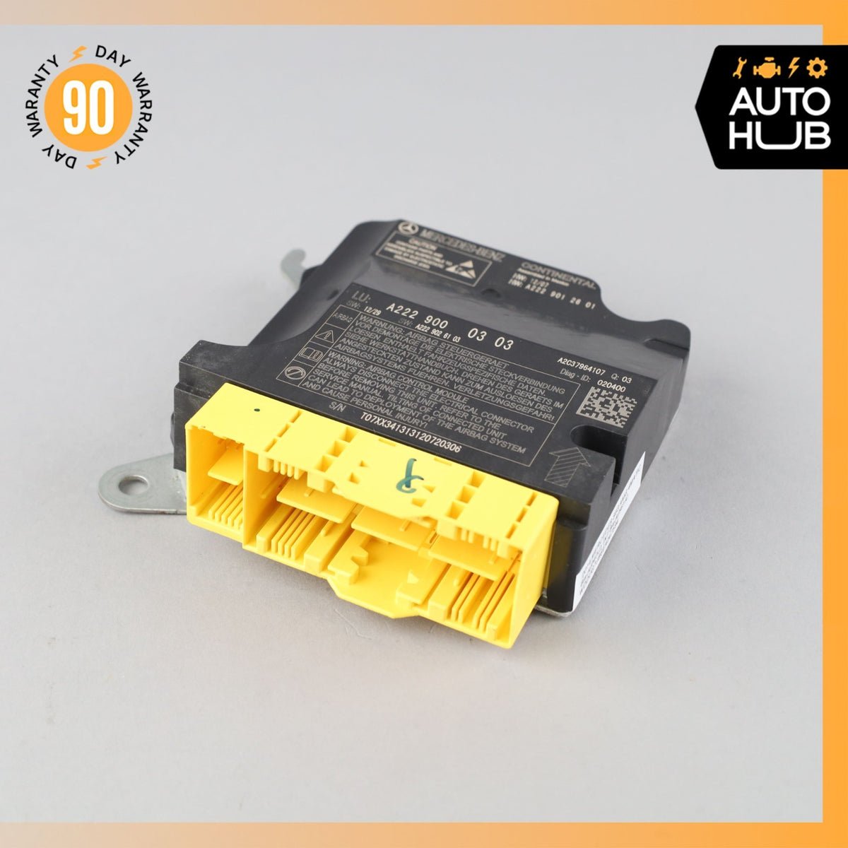 2014 Mercedes W222 S63 AMG Airbag Air Bag Sensor SRS Control Module OEM - photo 1