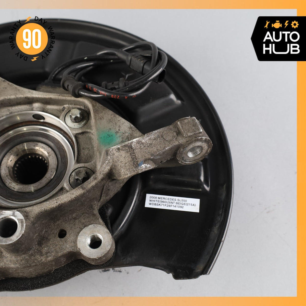 03-12 Mercedes R230 SL550 SL500 Rear Left Driver Side Spindle Knuckle Hub OEM - photo 9