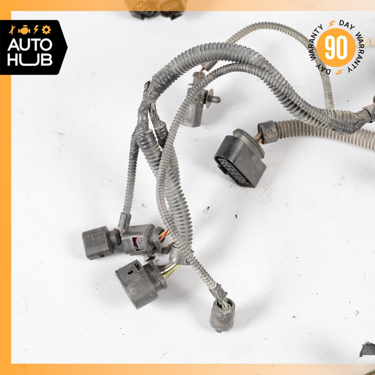 11-14 Porsche Cayenne 958 VR6 Right Passenger Side Engine Bay Wiring Harness OEM - photo 10