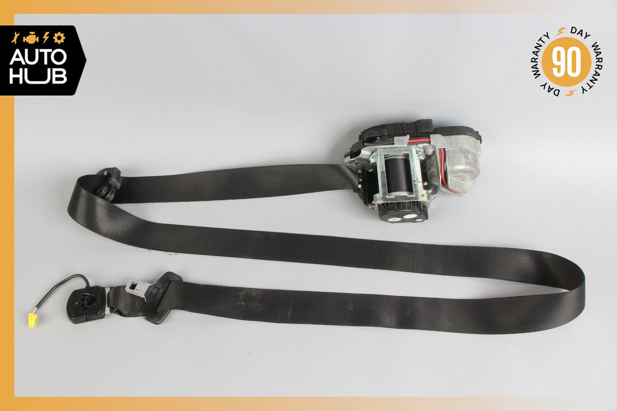 07-10 Mercedes W221 S550 S63 AMG Front Right Passenger Side Seat Belt Black OEM - photo 1