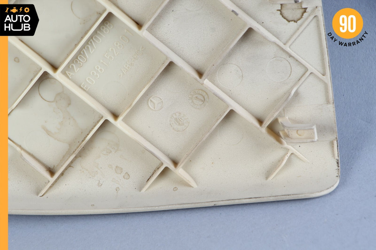 03-12 Mercedes R230 SL500 SL600 SL55 AMG Left Driver Door Panel Cover Beige OEM - photo 7