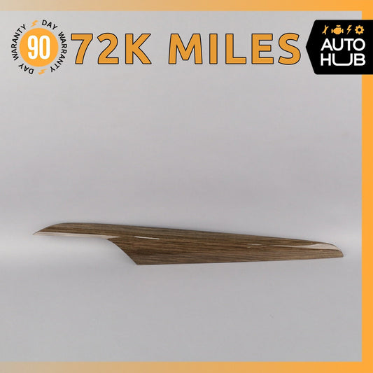 13-15 BMW E84 X1 Front or Rear Left Driver Door Panel Trim Wood OEM 72k - photo 1