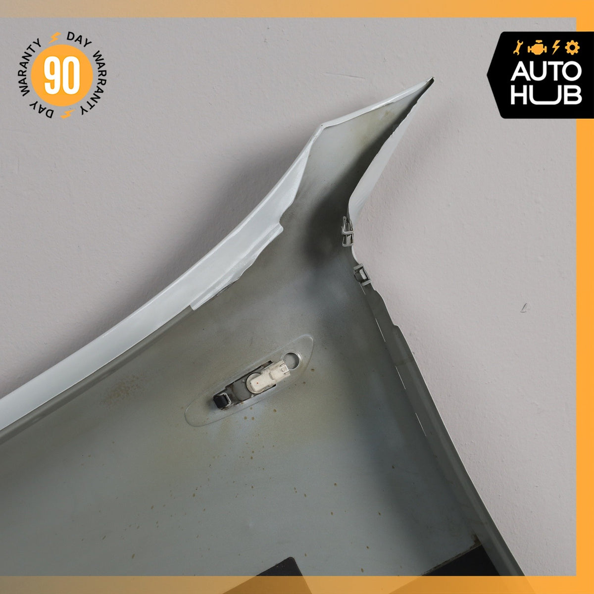 08-13 BMW E88 128i Front Right Side Fender Cover Panel White 41357133228 OEM - photo 11