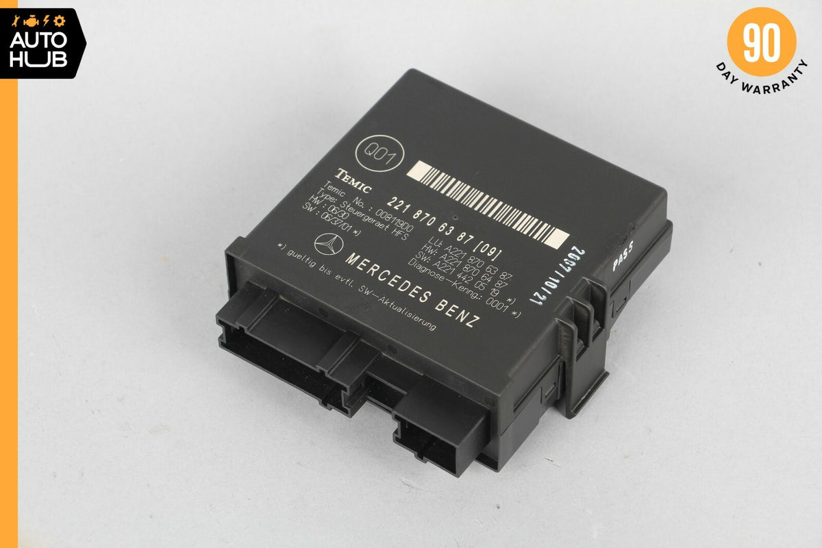 07-09 Mercedes W216 CL550 S550 Trunk Release Remote Open Close Control Module - photo 1