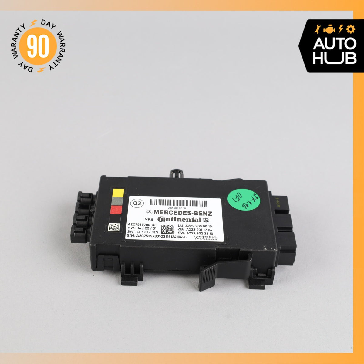 14-17 Mercedes W222 S600 S550 S63 AMG Rear Left or Right Seat Control Unit OEM - photo 2
