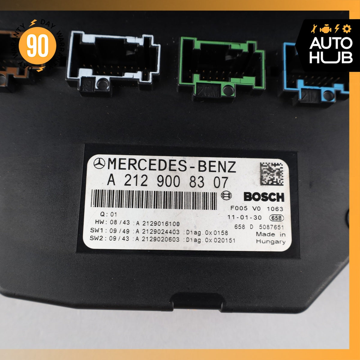 10-20 Mercedes W212 E350 CLS63 SLK250 Front SAM Module Relay Fuse Box OEM - photo 10