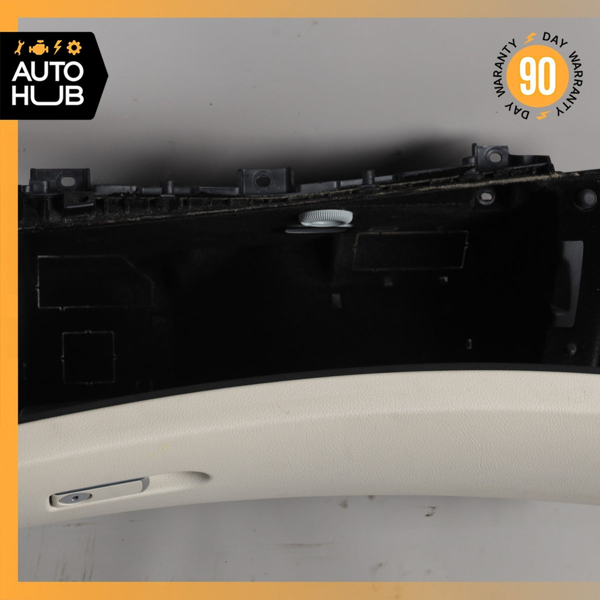 17-20 Mercedes W213 E300 Dash Dashboard Glove Box Compartment Beige OEM - photo 8