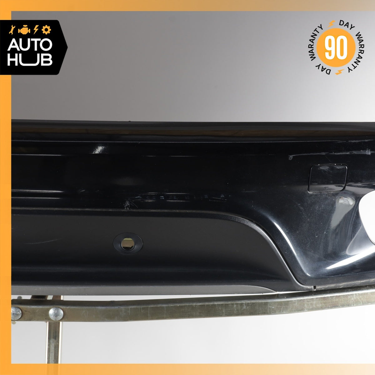 11-13 BMW E70 X5 Rear Bumper Cover Panel Assembly Black OEM - photo 5