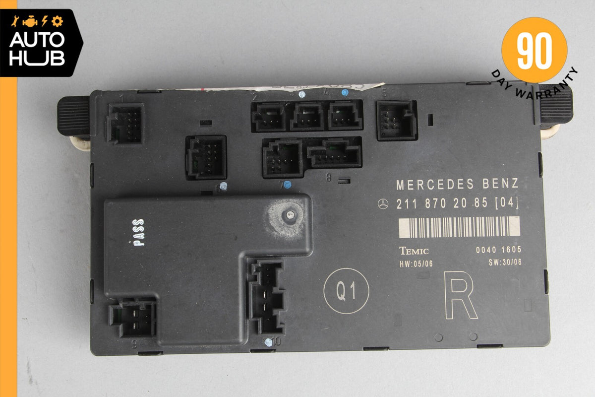 03-09 Mercedes W211 E350 E550 Front Right Passenger Door Control Module OEM - photo 2
