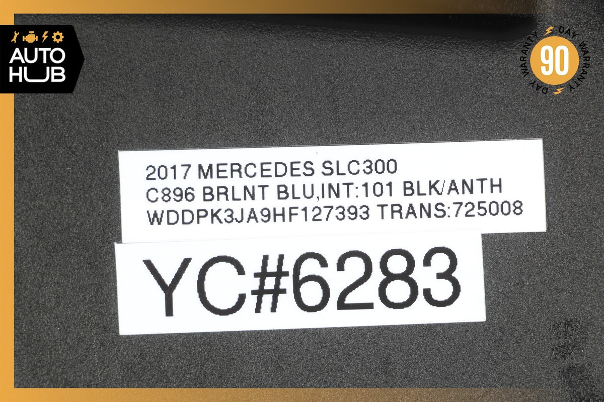 17-20 Mercedes R172 SLC300 Rear Right Side Bracket Cargo Luggage Cover OEM 37k - photo 12