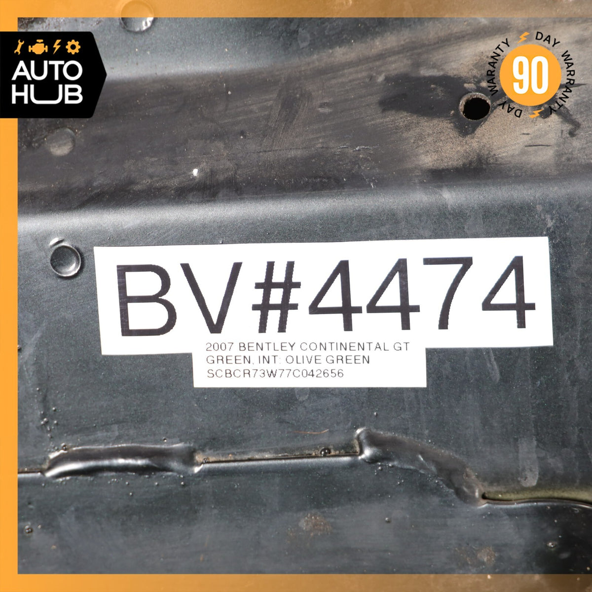 03-10 Bentley Continental GT Front Left Frame Apron Beam Inner Fender OEM - photo 14