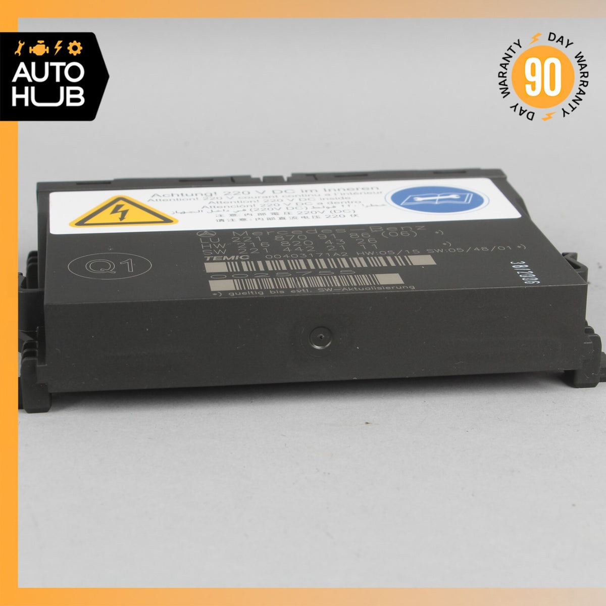 07-10 Mercedes W221 S600 S63 Front Left or Right Seat Contour Control Module OEM - photo 2