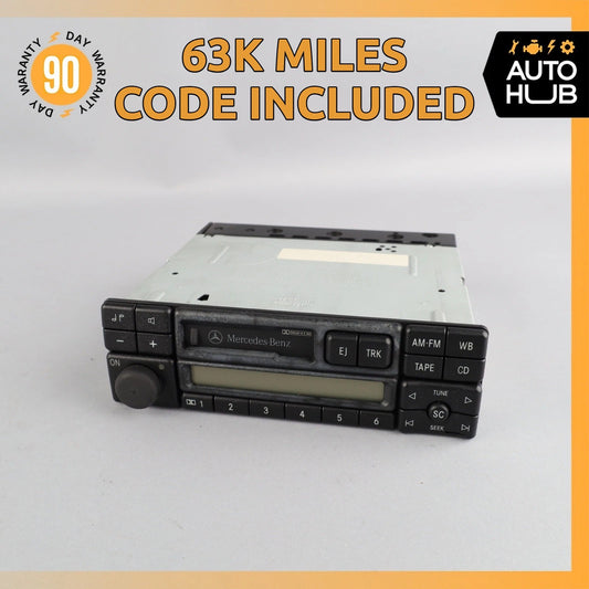 94-99 Mercedes W140 CL600 E320 AM/FM Becker Grand Prix Radio Cassette Player OEM - photo 1
