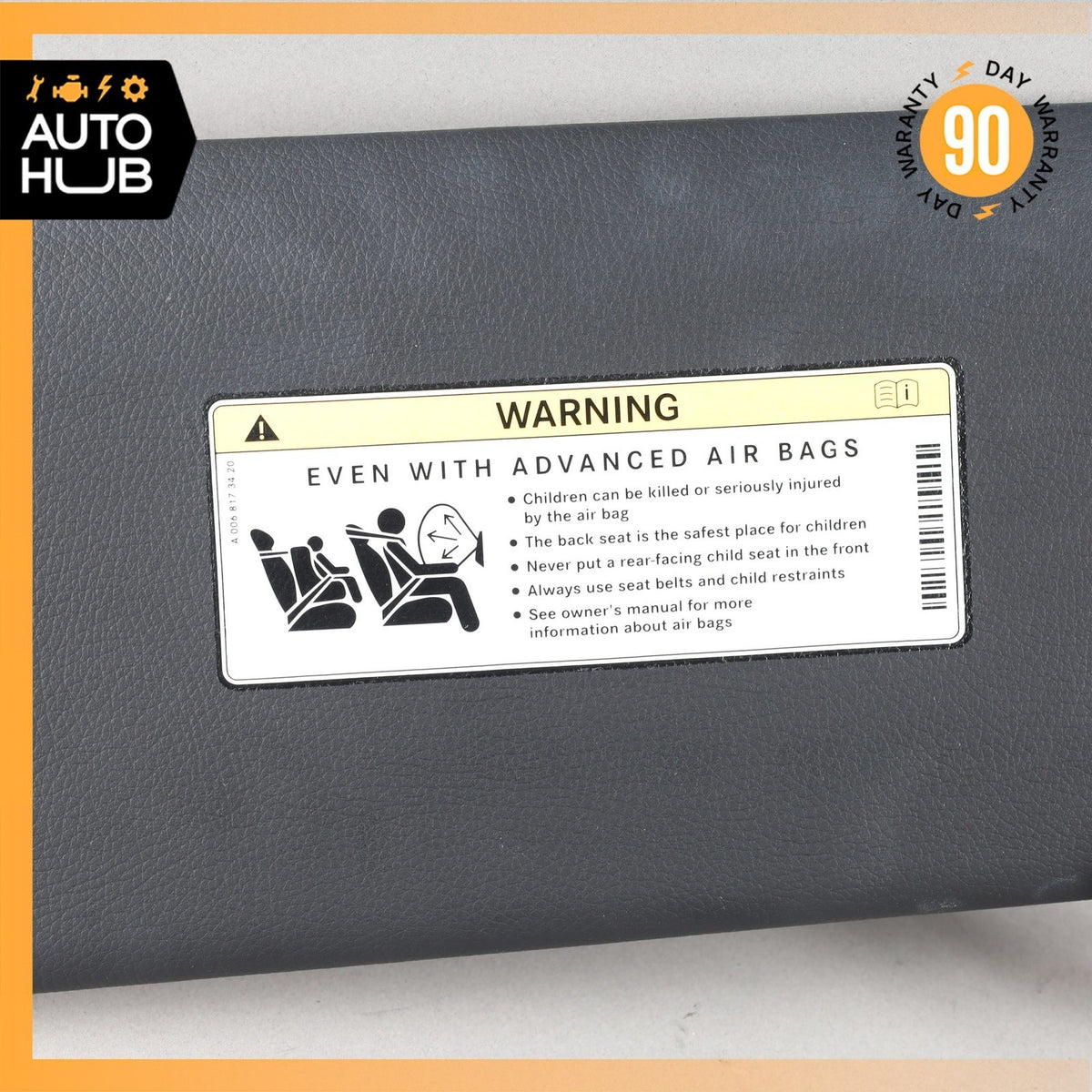 Mercedes W238 E400 C300 Right Passenger Side Sunvisor Sun Visor Black OEM - photo 11
