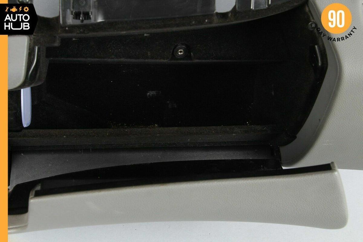 06-08 Mercedes W219 CLS500 CLS55 AMG Dashboard Glove Box Compartment Gray OEM - photo 8