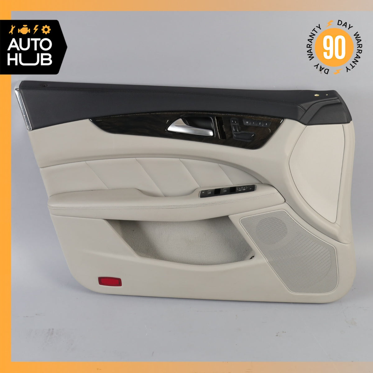 12-14 Mercedes W218 CLS550 Front Left Driver Side Interior Door Panel Gray OEM - photo 1