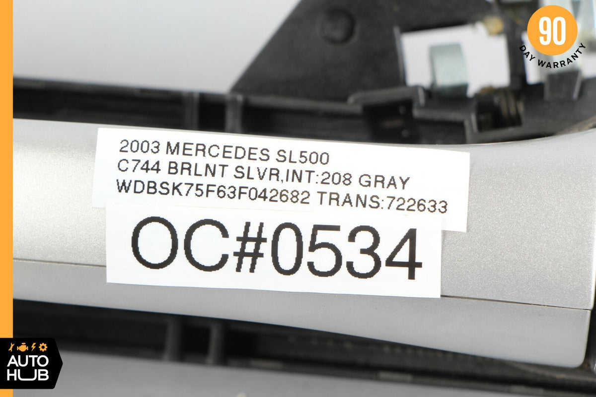 03-06 Mercedes R230 SL500 SL55 Front Right Side Exterior Door Handle Silver OEM - photo 12