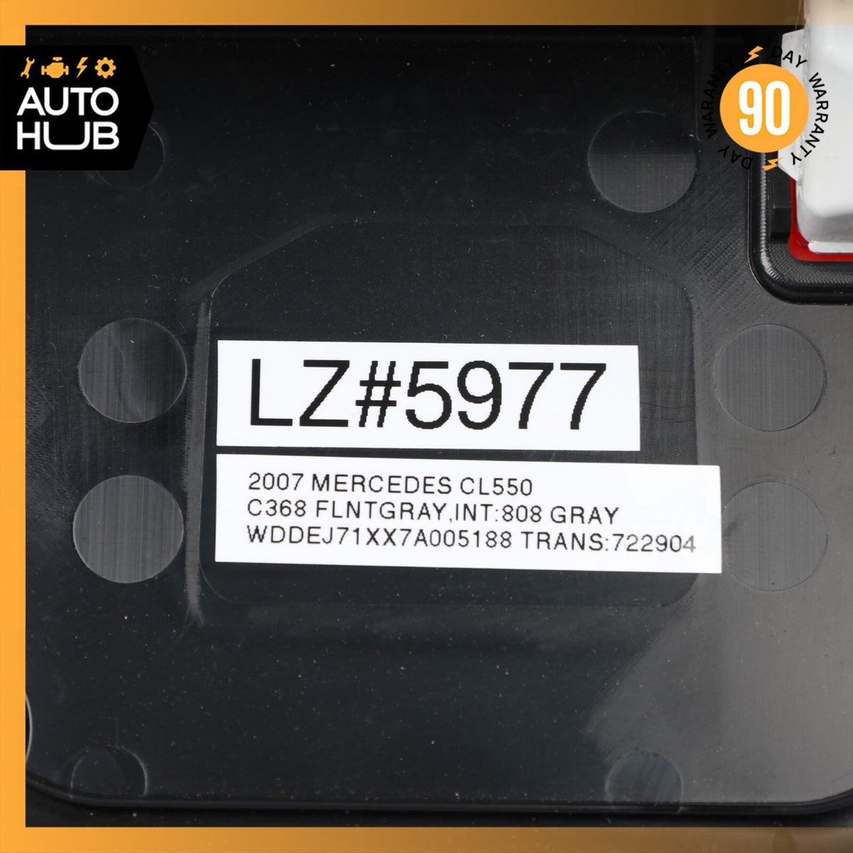 07-14 Mercedes W216 CL550 CL600 Trunk Lid Trim Panel Cover Molding Black OEM - photo 12