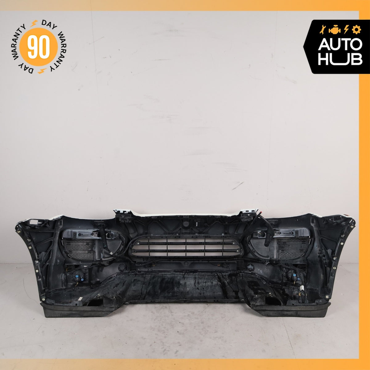 11-14 Porsche Cayenne 958 Front Bumper Cover Assembly White OEM - photo 16