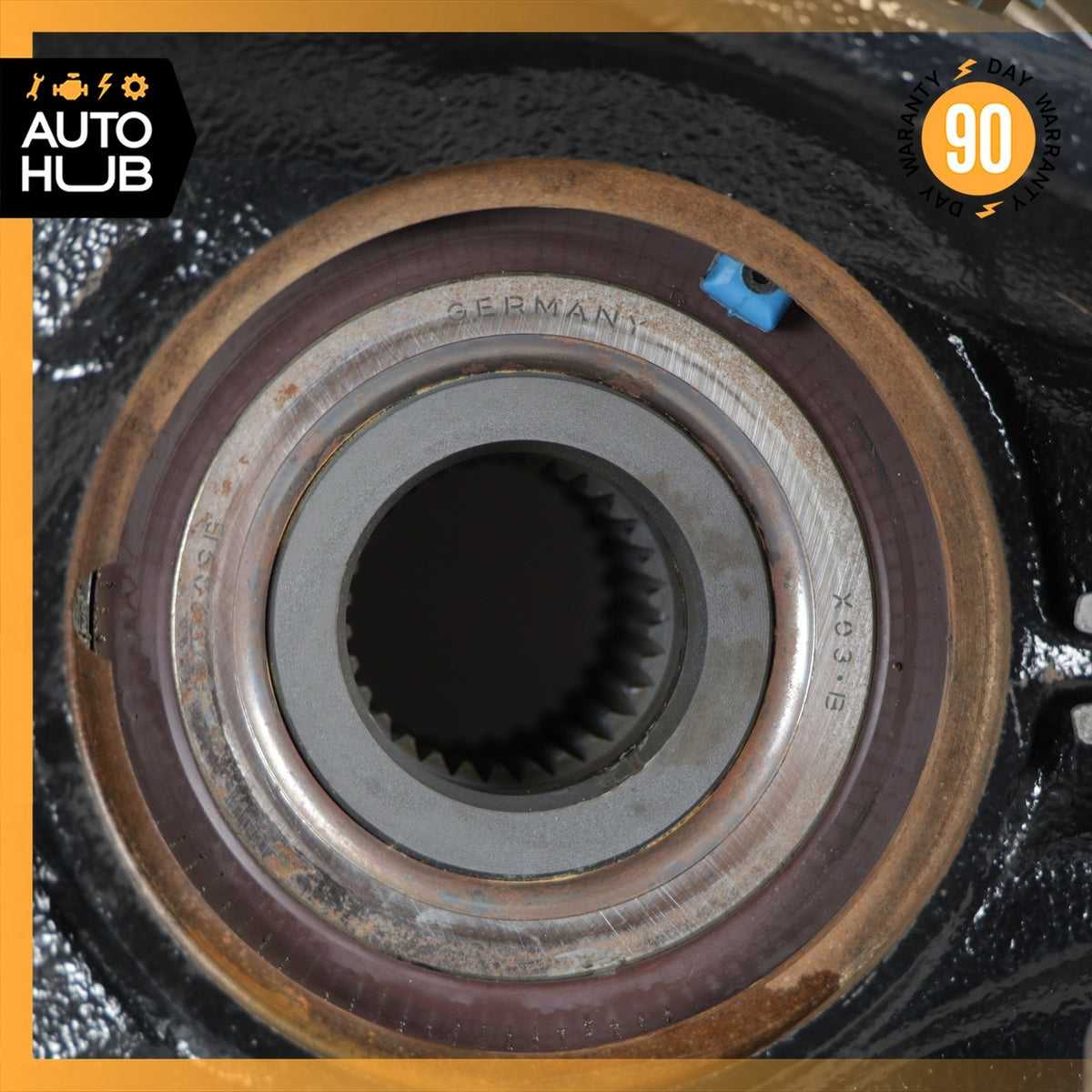 Porsche Cayenne 955 Rear Left Side Spindle Knuckle Hub w/ Shield OEM - photo 14