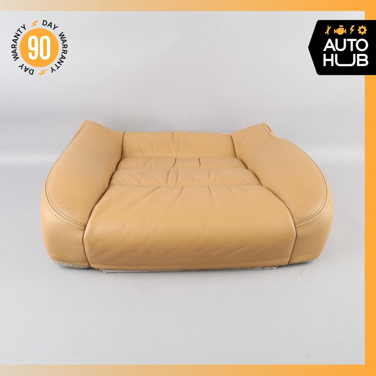 05-10 Porsche Cayenne 955 Front Right Side Seat Lower Cushion Leather Beige OEM - photo 11