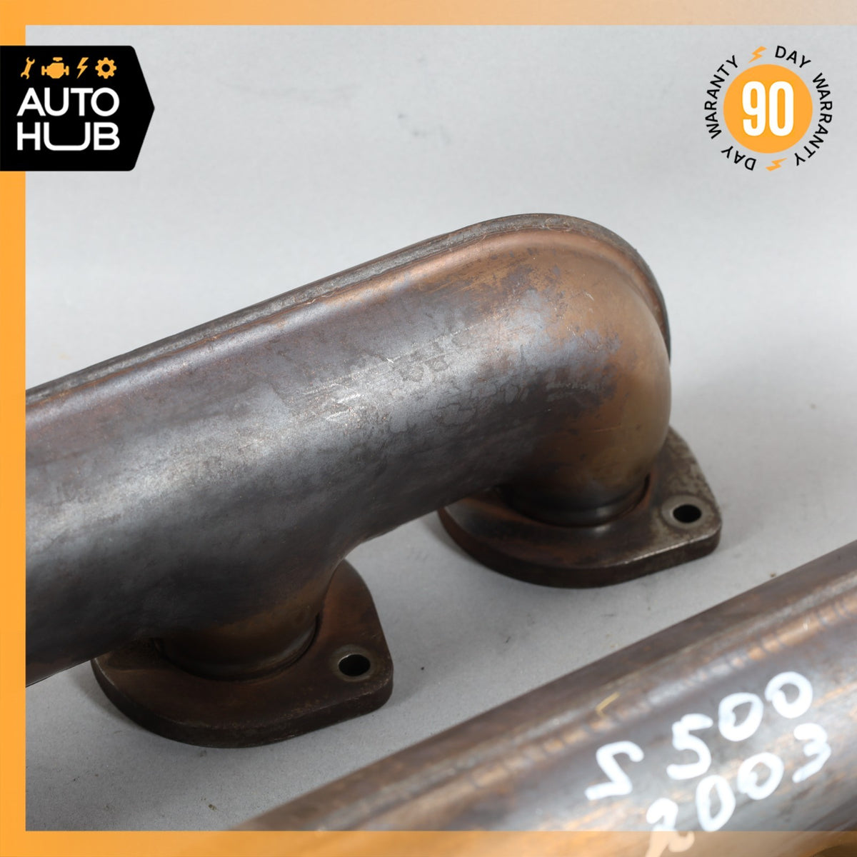 03-06 Mercedes R230 SL500 CLK500 Exhaust Manifold Right & Left Set of 2 OEM - photo 3