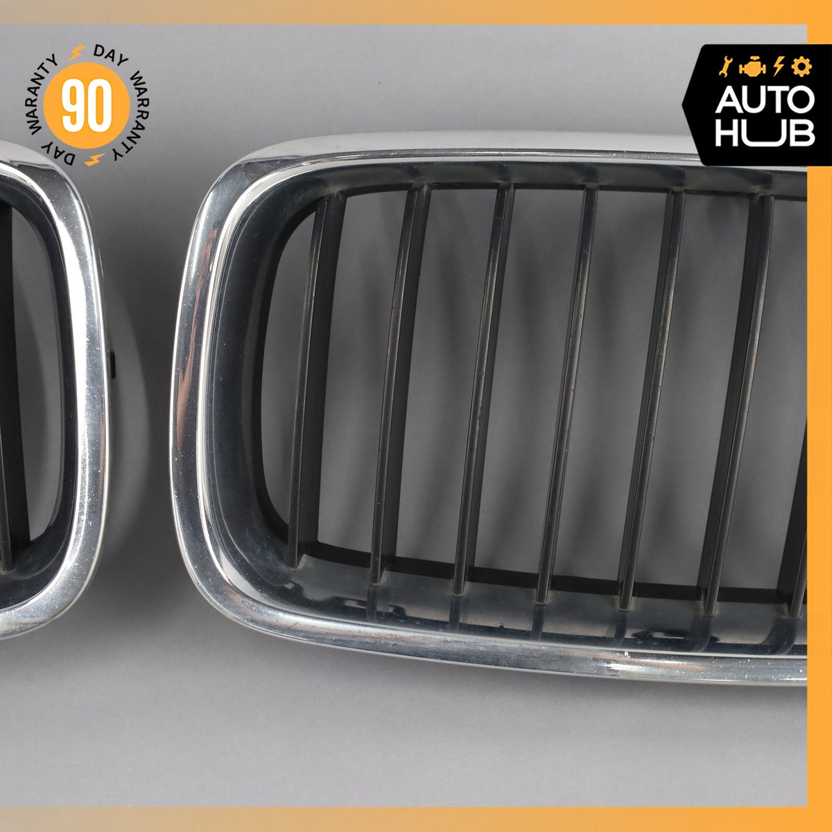 12-18 BMW F30 320i 335i Right & Left Side Radiator Hood Grill Grille OEM - photo 4