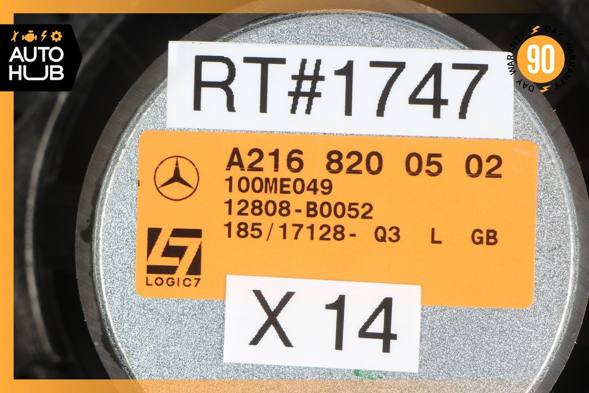 07-14 Mercedes W216 CL550 CL63 Rear Left Driver Side Door Speaker Tweeter OEM - photo 11