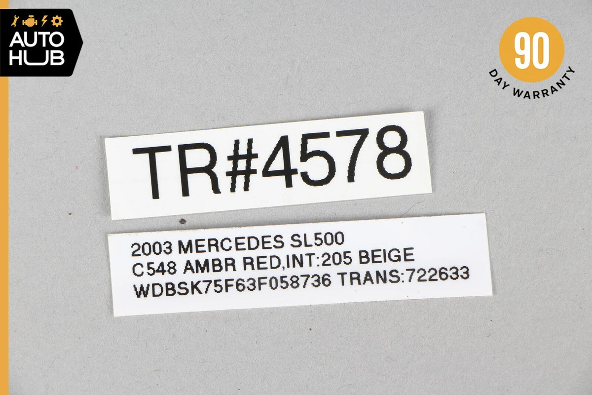 03-08 Mercedes R230 SL500 SL55 AMG Oxygen O2 Sensor Lambda Set of 4 OEM - photo 10
