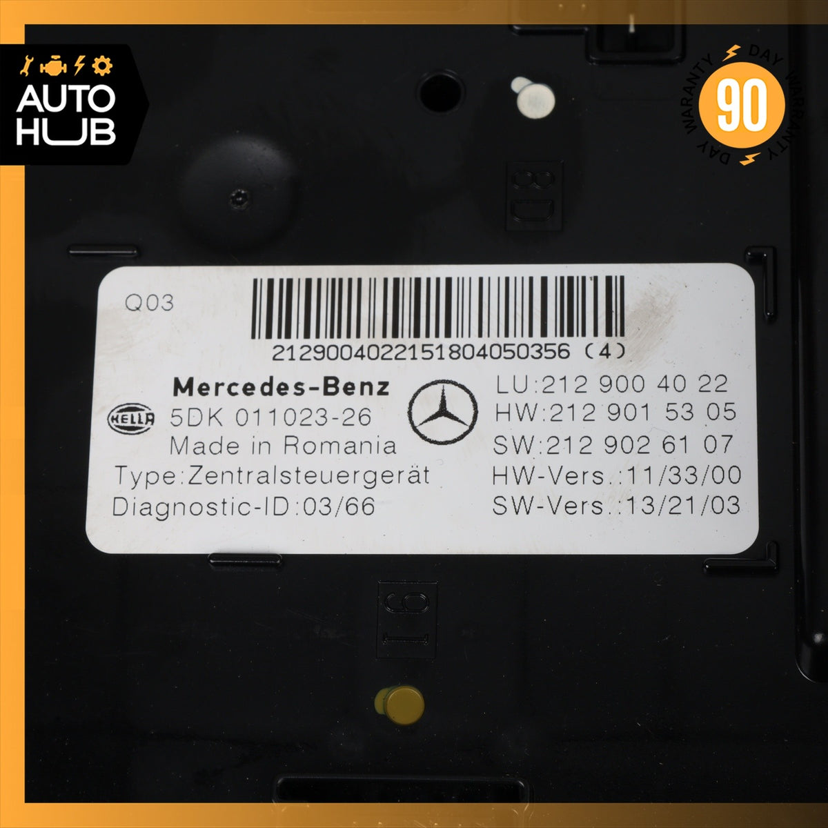 10-18 Mercedes W212 E250 Rear Relay Fuse Box SAM Module 2129001406 OEM - photo 12