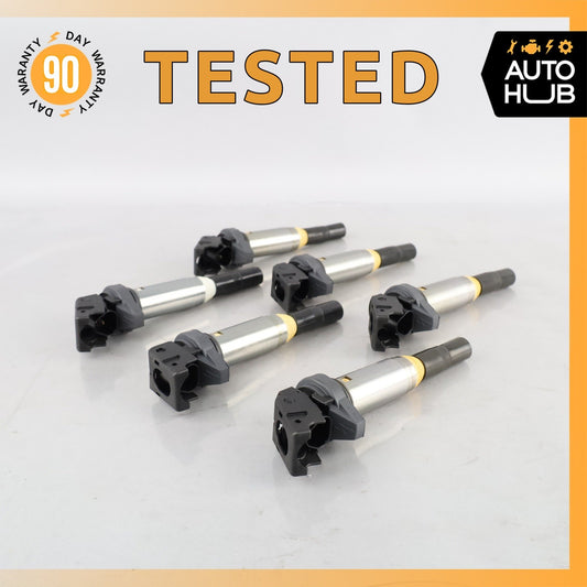 BMW F15 X5 X6 M235i Engine Motor Ignition Coil Set of 6 12138616153 OEM - photo 1