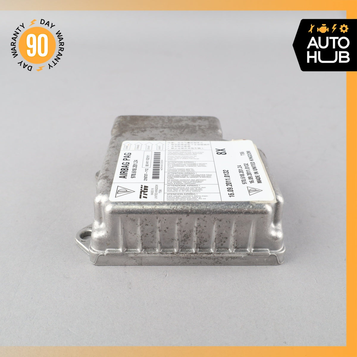 Porsche Panamera 970 Airbag Air Bag Sensor SRS Control Module OEM 51k - photo 4