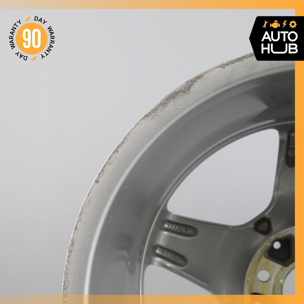 Mercedes R170 SLK230 C280 8.5 x 17 17" Rear Wheel Rim Silver 1704011402 OEM - photo 11