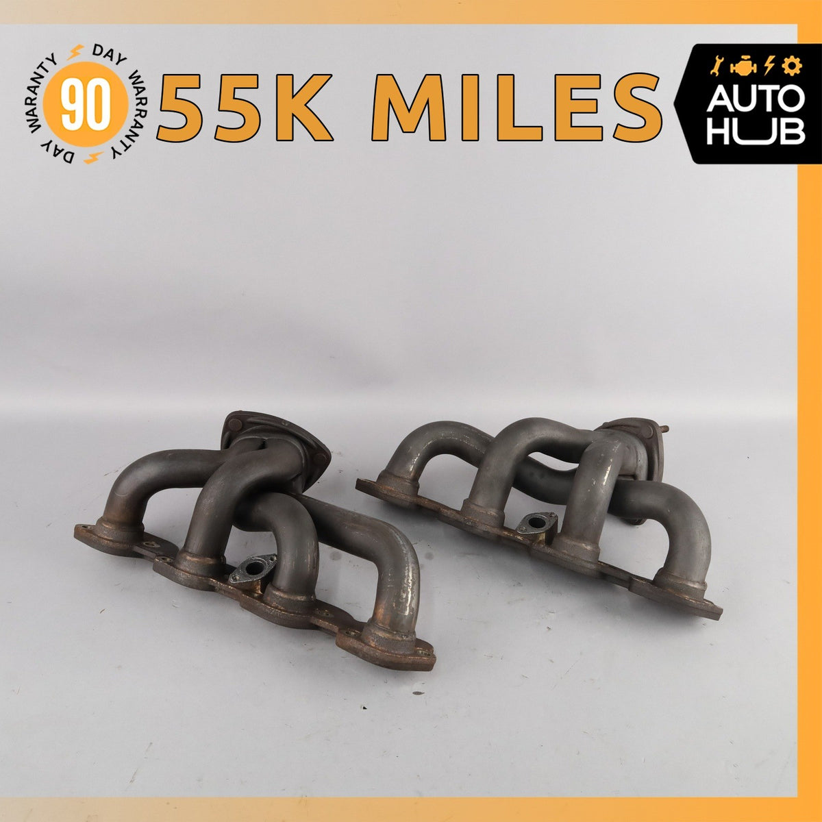 04-19 Maserati Quattroporte M139 Exhaust Manifold Right & Left Side Set OEM 55k - photo 1