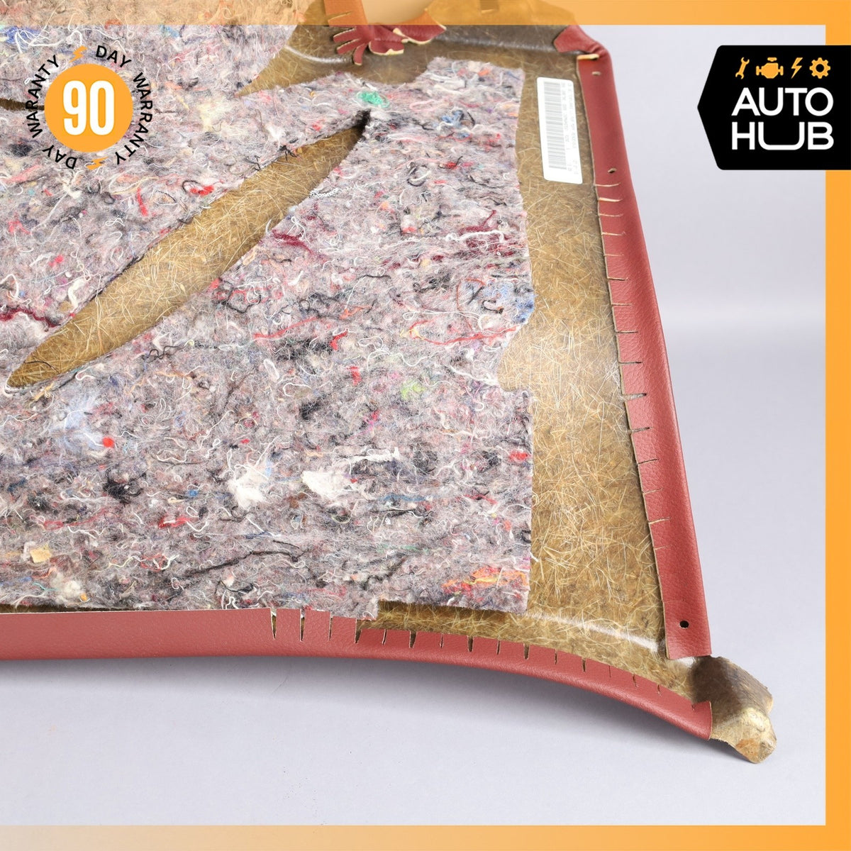 07-12 Mercedes R230 SL550 SL55 AMG Rear Left Side Interior Trim Panel Red OEM - photo 11