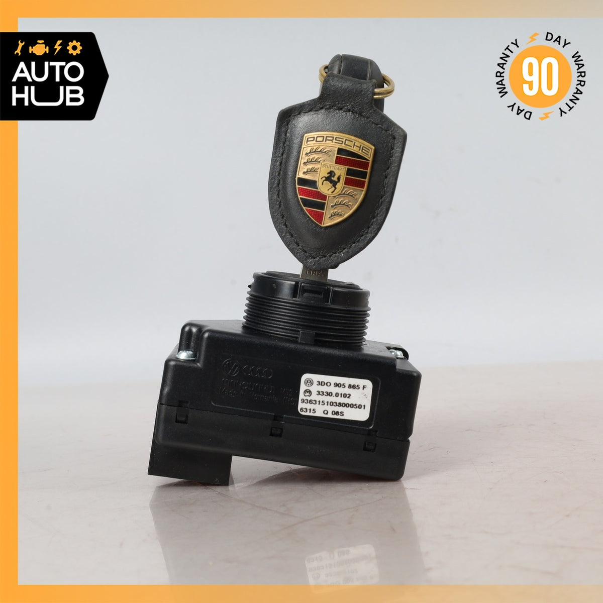 03-10 Porsche Cayenne 955 Start Ignition Switch Module w/ Key OEM - photo 7